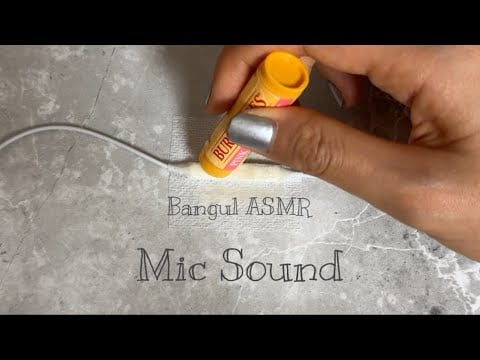 ASMR 이어폰 브러싱 소리도 있는데 날카로우니까 조심하셔요😣