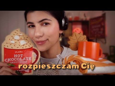 ASMR po polsku ROZPIESZCZAM CIĘ W JESIENNY WIECZÓR 🍁
