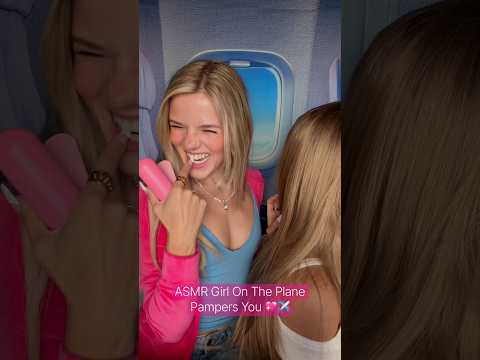 Pampering You On The Plane 💖✈️ #asmr #plane #flying #asmrvideo #asmrsounds #asmrshorts