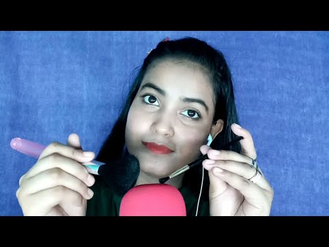 ASMR Mic Brushing With Inaudible Whispering