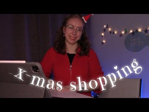 [ASMR] Christmas Shopping Check-Out + Gift Wrapping Service 🎄🎁 Role-Play (soft-spoken)