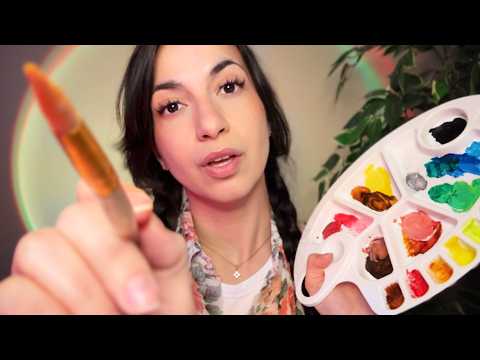 ASMR You Are My Canvas 🎨 (POV Painting You, Brush Sounds)