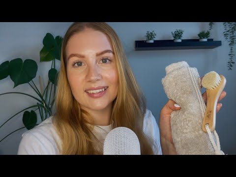 ASMR SUOMI | Rentouttava kasvohoito | käsiliikkeitä, roleplay, personal attention & layered sounds