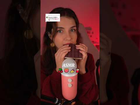 ASMR con 🍒👛💅🏻🍫 #asmr #emoji #relax #shorts