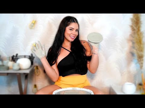 Layla is waiting for you.. help her with pottery ASMR