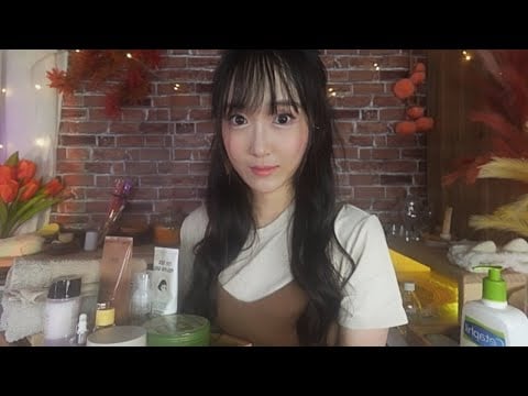 ASMR Cozy Autumn Night Spa & Fall Pampering Session🍂
