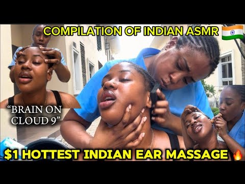 4HRS COMPILATION ASMR✨OUTDOOR STREET INDIAN🇮🇳HEAD& EAR INTENSE MASSAGE,SPITPAINT THAT SENT SUSAN WEL