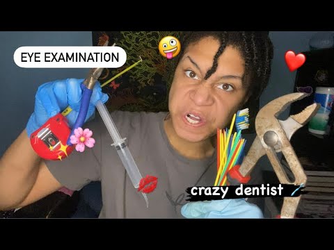 ASMR - Dentist pulls Teeth/ Eye Examination