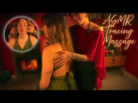 ASMR Relaxing back tracing [Real Person] Calming whispers for SLEEP & MEDITATION | Tingly attention