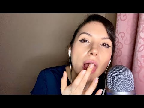 ASMR Spit Painting your Names | Mandando Saludos | Tongue Sounds | Sonidos de Lengua