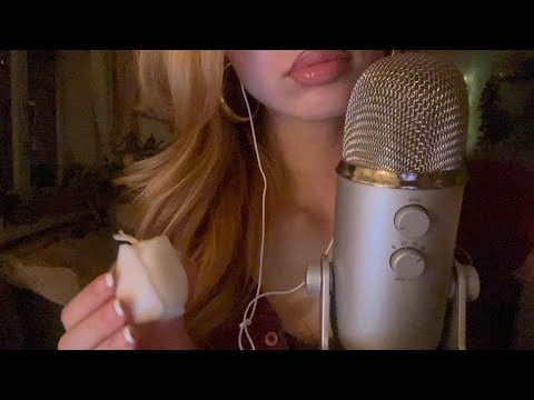 ASMR ear to ear inaudible whispering with triggers