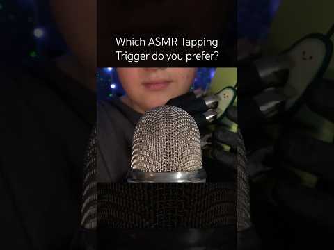 Which ASMR Tapping Trigger do you prefer? 💜 #asmr