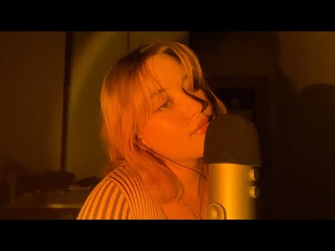 ASMR Singing You To Sleep + Hand Movements (Billie Eilish, Lana Del Rey, Sabrina Carpenter, JENNIE)