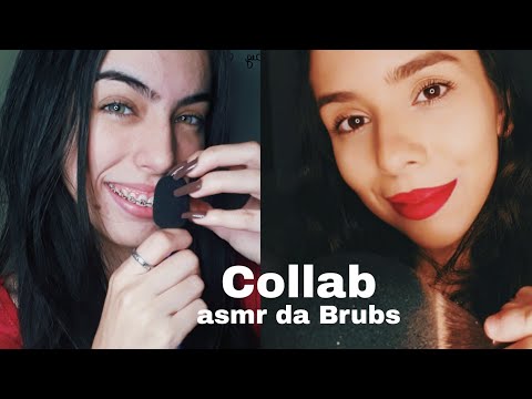 *Asmr* arranhando seus ouvidos (collab com asmr da brubs)