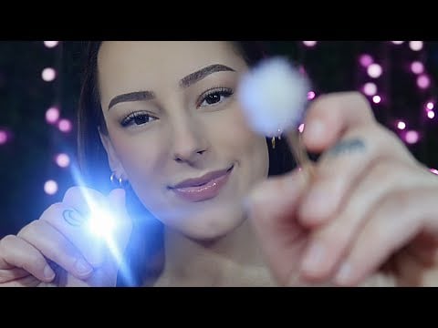 ASMR Up Close Face Examining