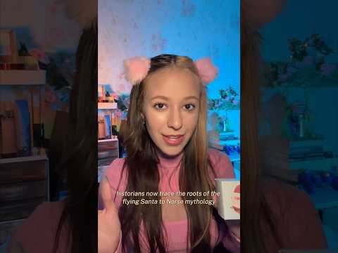 Why do reindeer pull Santa’s sleigh?🦌❄️ #asmr #educational #christmas #historical #historicalfacts