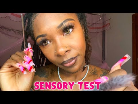 ASMR| Let’s Try A Sharp OR Dull Sensory Test❤️