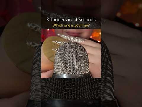 3 Diffrent Triggers! 🧡🫶🏻 #asmr