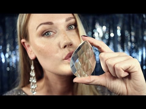 ASMR EAR TO EAR WHISPER TAPPING HYPNOTISING SPARKLY DIAMONDS