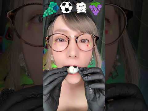 ASMR絵文字を順番に食べる音/eat emoji in order #asmrsounds  #emojieatingchallenge #emojieating