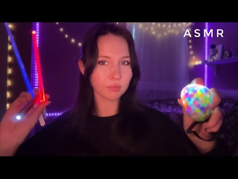 ASMR~1HR Car Ride, Fishbowl Effect, Star Slinky + More Light Triggers With Clicky Mouth Sounds✨