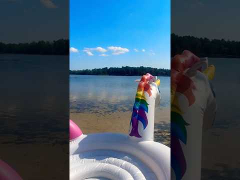 Playful & Scenic Vibes in the Pines #lakeview #splash #waterfun #relax