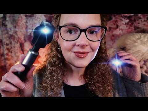 ASMR Realistic Eye Exam at the Sleep Clinic 👁️ Whispered Doctor Roleplay, Light Triggers for Sleep