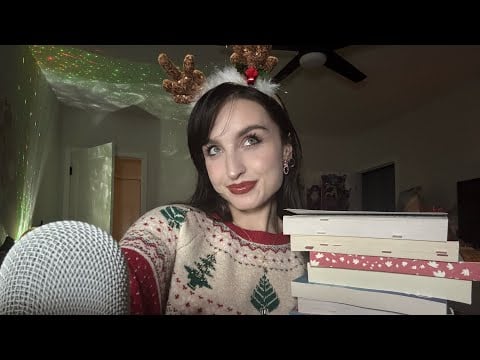 ASMR | October & November Reading Wrap Up (Book Tapping, Gripping, Massaging)