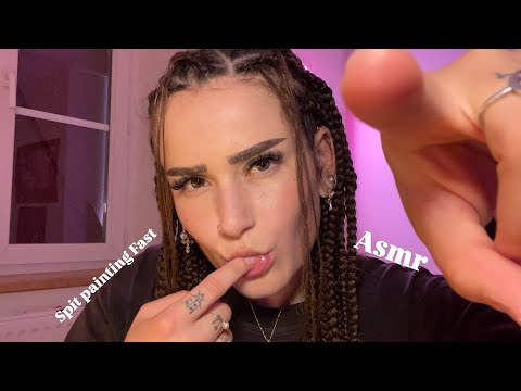 ASMR FR - Je teste le Fast & Aggressive SPIT PAINTING