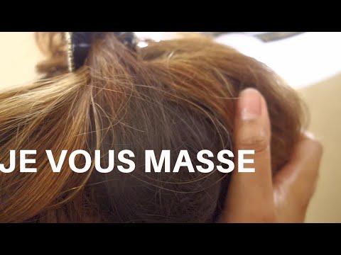 Laisse moi te masser les cheveux. Détends-toi