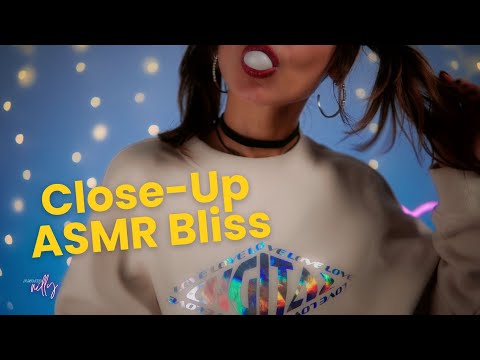 Close-Up Intense Tingles | Gum Chewing & Hair Play ASMR (No Talking)