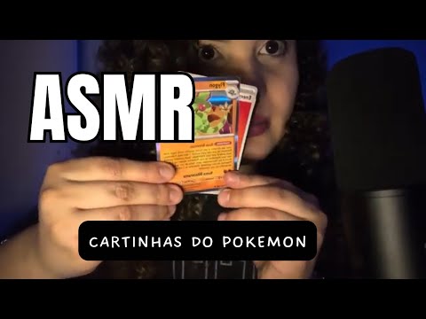 ASMR - ABRINDO CARTINHAS DO POKÉMON - BOOSTER ❤️😴
