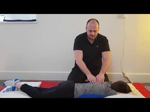 Shiatsu - release the spine with spine rocking