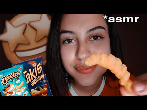 asmr comendo salgadinho