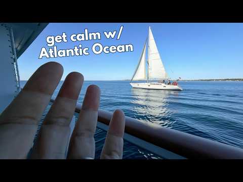 atlantic ocean calming asmr to put you to sleep (cruise asmr)