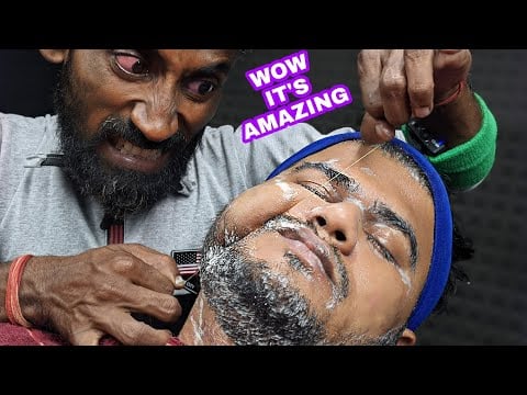 Amazing Skils Face Massage And Awesome Hands Movements ASMR | Blackhead Removal and Neck Cracking