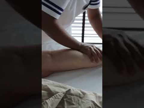 Masaje de pantorrillas con piedras calientes 🦵🏻🔥 | Calves hot stone massage #asmr #massage