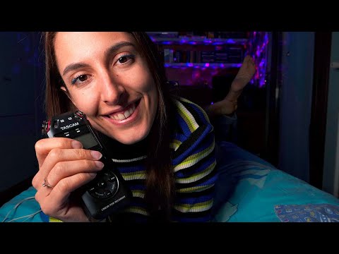 CHIACCHIERE A LETTO 💕 Whispering intenso | Tascam | ASMR ita