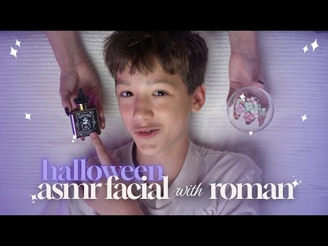'This or That' Halloween ASMR Facial with Roman#asmr