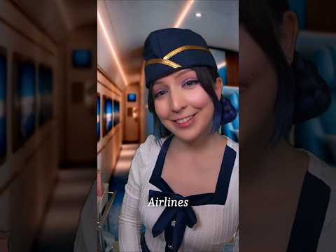 ⭐ASMR Azafata te Cuida en Primera Clase 💖