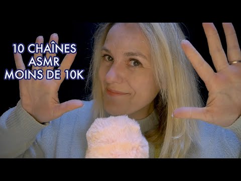 ASMR FR 😍 10 chaînes ASMR de moins de 10K à découvrir de toute urgence ! Part 5