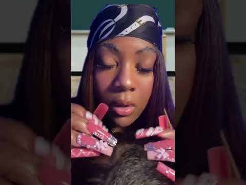 She never asks… she just starts playing#TheGirlWhosObsessedSeries #hairplay #asmrhairplay #tingles