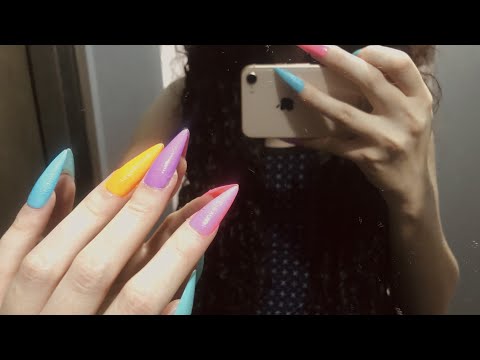 Asmr mirror tapping 🪞