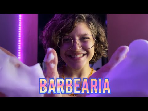 ASMR💈Barbeira fazendo sua barba