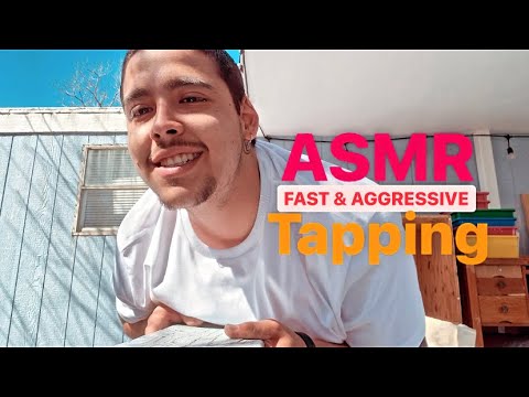 ASMR |  Fast&Aggressive TAPPING  [ Outside 🌱]