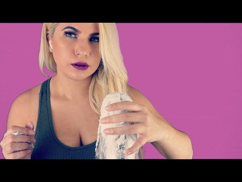 ASMR Shaving Cream on Mic