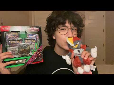 ASMR Kingambit Illustration Collection Opening ( MY FAVORITE POKÉMON!!!! ) 💤