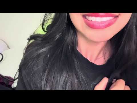  Upclose ASMR whisper ramble || repeating of words 