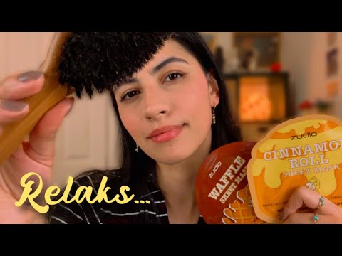 ASMR po polsku ROZPIESZCZAM CIĘ PRZED SNEM osobista uwaga ✨