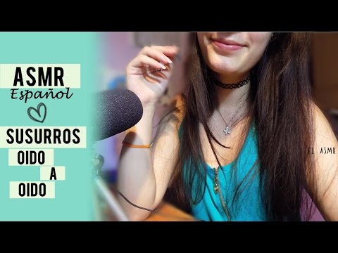 ♡ ASMR Español ♡Susurros oído a oído y Crinckle sound♥